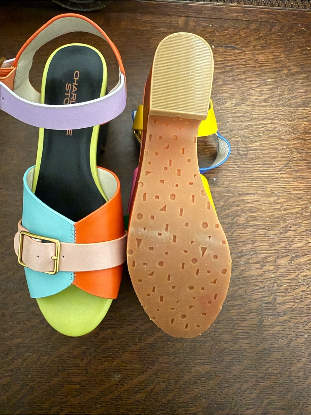 Charlotte Stone Raf Platform Sandal - Picture 7 of 7